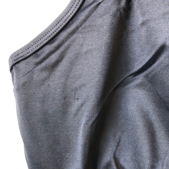 Athleta Black High Neck Loop Bikini Top 40 B/C - Picture 10 of 11